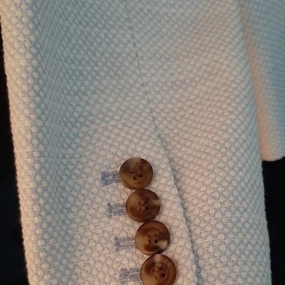 NWT Ann Taylor $169 Knit Twill Newbury Blazer in Texture, Size 8, Style # 607645 - Picture 5 of 11